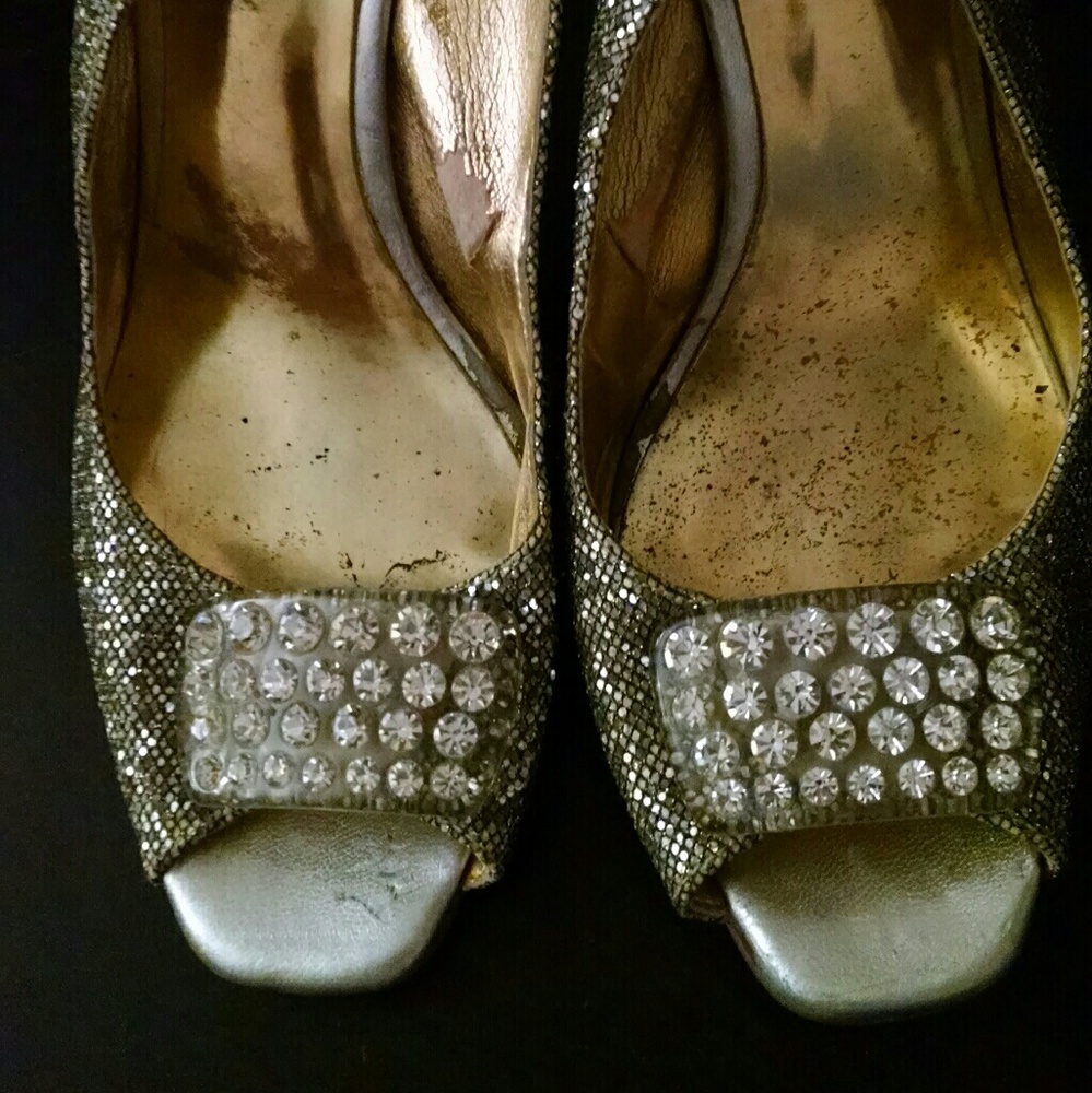 Silver heels
